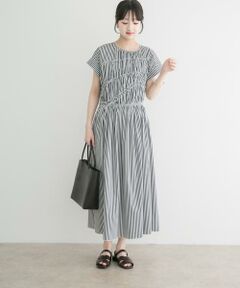 URBAN RESEARCH ITEMS / アーバンリサーチ アイテムズ ワンピース | 『洗濯可』ランダムシャーリングワンピース