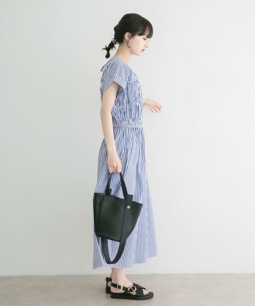 URBAN RESEARCH ITEMS / アーバンリサーチ アイテムズ ワンピース | 『洗濯可』ランダムシャーリングワンピース | 詳細12