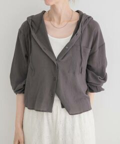 URBAN RESEARCH ITEMS / アーバンリサーチ アイテムズ シャツ・ブラウス | フードクロップドワッシャーシャツ