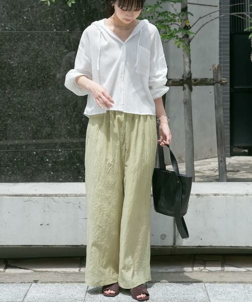 URBAN RESEARCH ITEMS / アーバンリサーチ アイテムズ シャツ・ブラウス | フードクロップドワッシャーシャツ | 詳細20