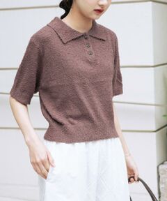 URBAN RESEARCH ITEMS / アーバンリサーチ アイテムズ ニット・セーター | フリンジコンパクトポロニット