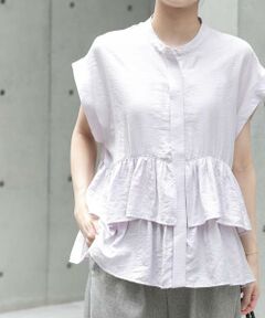 URBAN RESEARCH ITEMS / アーバンリサーチ アイテムズ シャツ・ブラウス | フリル切り替えブラウス