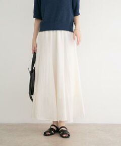 URBAN RESEARCH ITEMS / アーバンリサーチ アイテムズ ロング・マキシ丈スカート | PEボイルフレアスカート