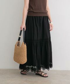 URBAN RESEARCH ITEMS / アーバンリサーチ アイテムズ ロング・マキシ丈スカート | コットンレーススカート