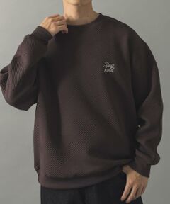 URBAN RESEARCH ITEMS / アーバンリサーチ アイテムズ Tシャツ | 刺繍ジャカードロングスリーブカットソー