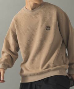 URBAN RESEARCH ITEMS / アーバンリサーチ アイテムズ Tシャツ | 刺繍ジャカードロングスリーブカットソー