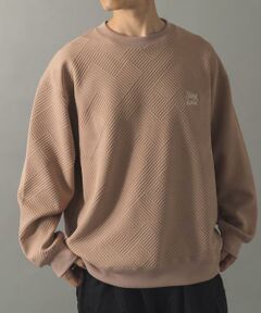 URBAN RESEARCH ITEMS / アーバンリサーチ アイテムズ Tシャツ | 刺繍ジャカードロングスリーブカットソー