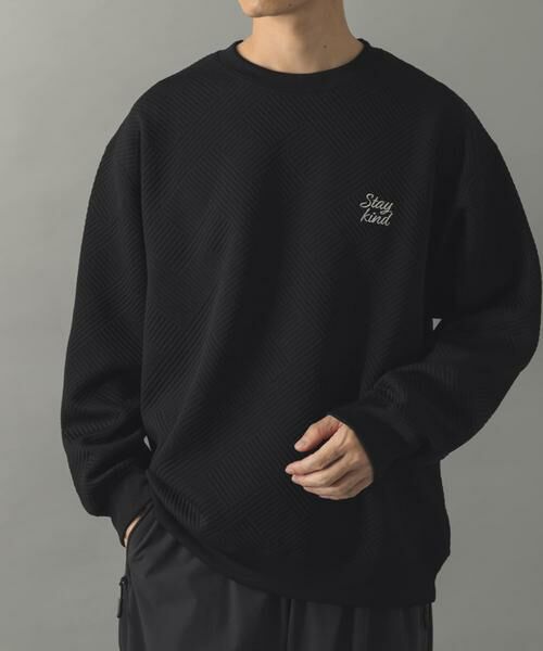 URBAN RESEARCH ITEMS / アーバンリサーチ アイテムズ Tシャツ | 刺繍ジャカードロングスリーブカットソー | 詳細23
