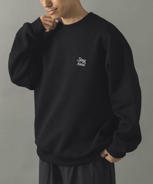 URBAN RESEARCH ITEMS / アーバンリサーチ アイテムズ Tシャツ | 刺繍ジャカードロングスリーブカットソー | 詳細24