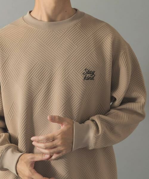 URBAN RESEARCH ITEMS / アーバンリサーチ アイテムズ Tシャツ | 刺繍ジャカードロングスリーブカットソー | 詳細29