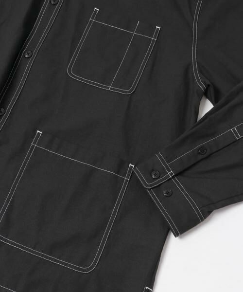 URBAN RESEARCH ITEMS / アーバンリサーチ アイテムズ シャツ・ブラウス | Wステッチ シャンブレー カバーオールシャツ | 詳細19