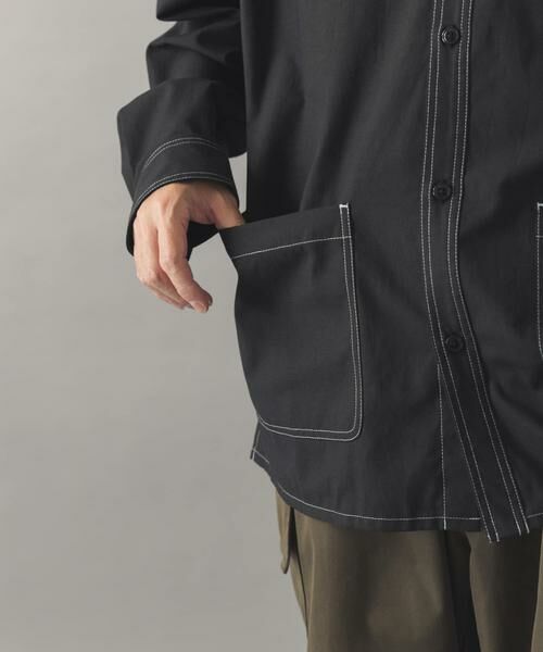 URBAN RESEARCH ITEMS / アーバンリサーチ アイテムズ シャツ・ブラウス | Wステッチ シャンブレー カバーオールシャツ | 詳細11