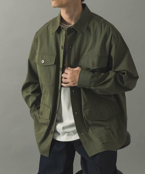 URBAN RESEARCH ITEMS / アーバンリサーチ アイテムズ ミリタリージャケット・コート | 4-pocket ツイルフィールドシャツジャケット | 詳細7