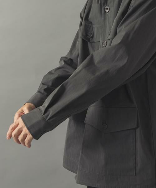 URBAN RESEARCH ITEMS / アーバンリサーチ アイテムズ ミリタリージャケット・コート | 4-pocket ツイルフィールドシャツジャケット | 詳細15