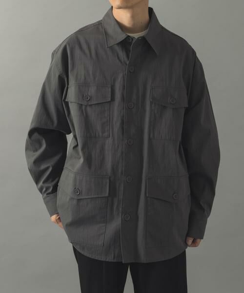 URBAN RESEARCH ITEMS / アーバンリサーチ アイテムズ ミリタリージャケット・コート | 4-pocket ツイルフィールドシャツジャケット | 詳細16