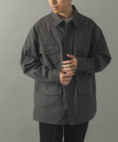 URBAN RESEARCH ITEMS / アーバンリサーチ アイテムズ ミリタリージャケット・コート | 4-pocket ツイルフィールドシャツジャケット | 詳細18