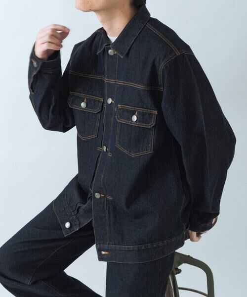 URBAN RESEARCH ITEMS / アーバンリサーチ アイテムズ Gジャン・デニムジャケット | SOFT FEEL DENIM 2NDジャケット | 詳細10