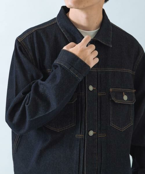 URBAN RESEARCH ITEMS / アーバンリサーチ アイテムズ Gジャン・デニムジャケット | SOFT FEEL DENIM 2NDジャケット | 詳細9