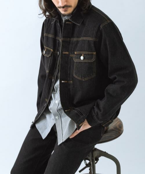 URBAN RESEARCH ITEMS / アーバンリサーチ アイテムズ Gジャン・デニムジャケット | SOFT FEEL DENIM 2NDジャケット | 詳細22