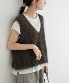 URBAN RESEARCH ITEMS / アーバンリサーチ アイテムズ ベスト | フェザーVネックニットベスト