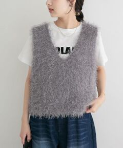 URBAN RESEARCH ITEMS / アーバンリサーチ アイテムズ ベスト | フェザーVネックニットベスト