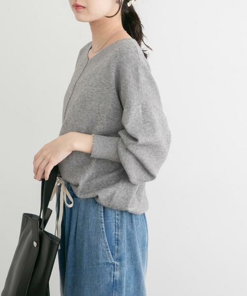 URBAN RESEARCH ITEMS / アーバンリサーチ アイテムズ ニット・セーター | 『洗濯可』アウトリンキングVネックニット | 詳細26