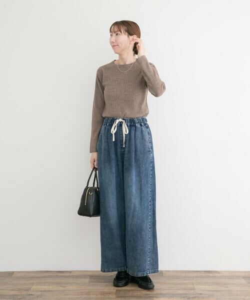 URBAN RESEARCH ITEMS / アーバンリサーチ アイテムズ ニット・セーター | 『洗濯可』フワフワクルーネックリブニット | 詳細5