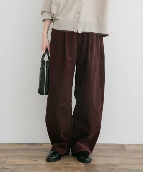 URBAN RESEARCH ITEMS / アーバンリサーチ アイテムズ その他パンツ | コーデュロイバレルパンツ（レッド系その他）