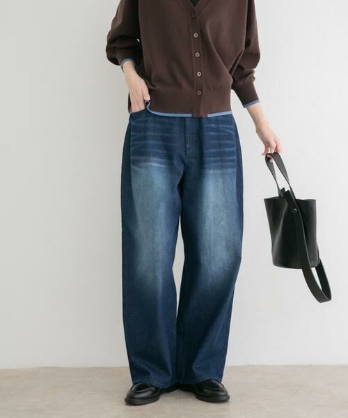 URBAN RESEARCH ITEMS / アーバンリサーチ アイテムズ その他パンツ | コクーンワイドパンツ(ブルー)