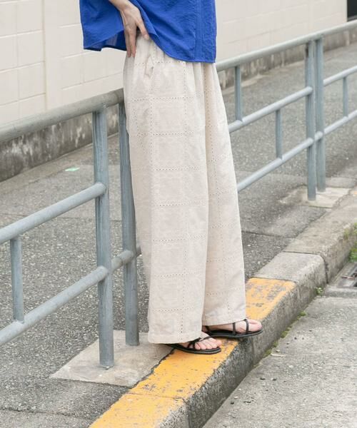 URBAN RESEARCH ITEMS / アーバンリサーチ アイテムズ その他パンツ | ブロックレースパンツ | 詳細5