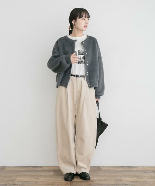 URBAN RESEARCH ITEMS / アーバンリサーチ アイテムズ ニット・セーター | ダブルフェイスニットカーデ | 詳細10