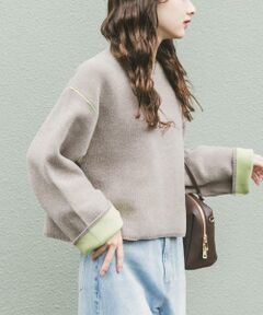 URBAN RESEARCH ITEMS / アーバンリサーチ アイテムズ ニット・セーター | 『洗濯可』ダブルフェイスモールニット