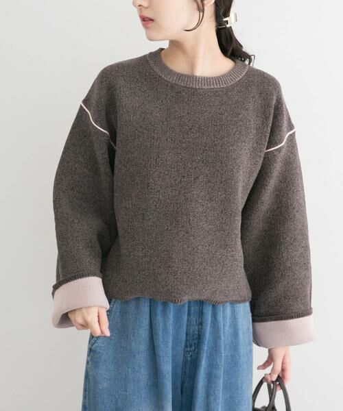 URBAN RESEARCH ITEMS / アーバンリサーチ アイテムズ ニット・セーター | 『洗濯可』ダブルフェイスモールニット | 詳細1