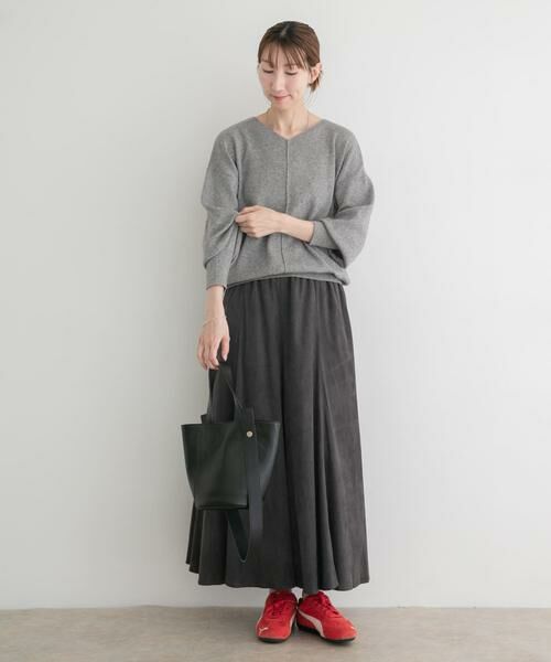 URBAN RESEARCH ITEMS / アーバンリサーチ アイテムズ ロング・マキシ丈スカート | フェイクスエードフレアスカート | 詳細11