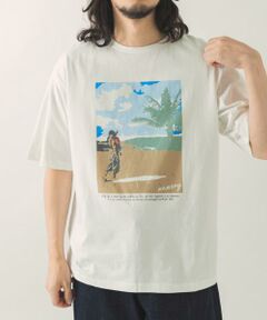 URBAN RESEARCH ITEMS / アーバンリサーチ アイテムズ Tシャツ | Surf Printed T-Shirt