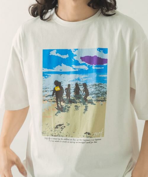 URBAN RESEARCH ITEMS / アーバンリサーチ アイテムズ Tシャツ | Surf Printed T-Shirt | 詳細1