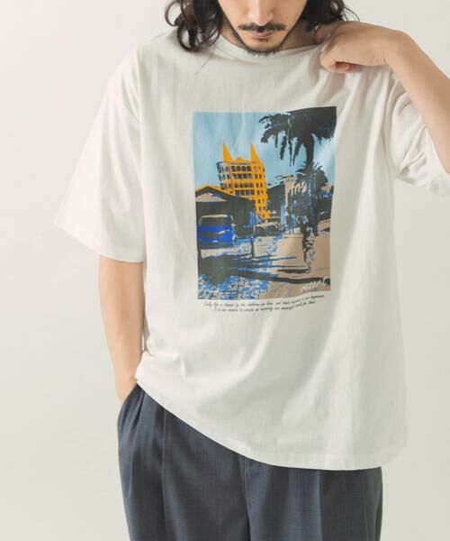 URBAN RESEARCH ITEMS / アーバンリサーチ アイテムズ Tシャツ | Surf Printed T-Shirt | 詳細7