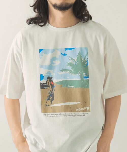 URBAN RESEARCH ITEMS / アーバンリサーチ アイテムズ Tシャツ | Surf Printed T-Shirt | 詳細12