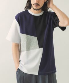URBAN RESEARCH ITEMS / アーバンリサーチ アイテムズ Tシャツ | ブロッキングデザインポンチTシャツ