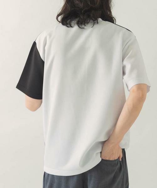 URBAN RESEARCH ITEMS / アーバンリサーチ アイテムズ Tシャツ | ブロッキングデザインポンチTシャツ | 詳細3