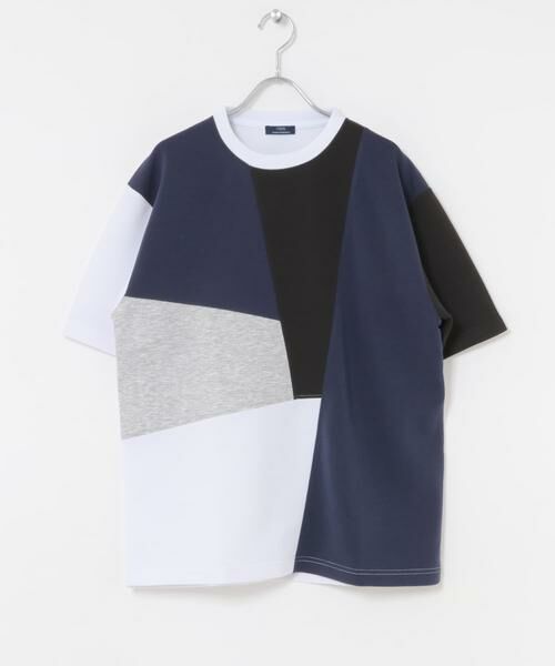 URBAN RESEARCH ITEMS / アーバンリサーチ アイテムズ Tシャツ | ブロッキングデザインポンチTシャツ | 詳細6