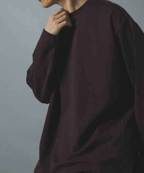 URBAN RESEARCH ITEMS / アーバンリサーチ アイテムズ Tシャツ | ダブルフェイス裏配色 長袖カットソー | 詳細1