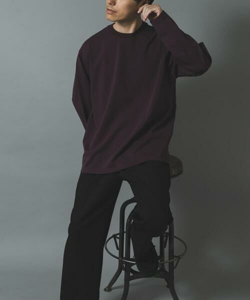 URBAN RESEARCH ITEMS / アーバンリサーチ アイテムズ Tシャツ | ダブルフェイス裏配色 長袖カットソー | 詳細5