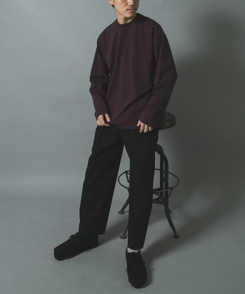 URBAN RESEARCH ITEMS / アーバンリサーチ アイテムズ Tシャツ | ダブルフェイス裏配色 長袖カットソー | 詳細6