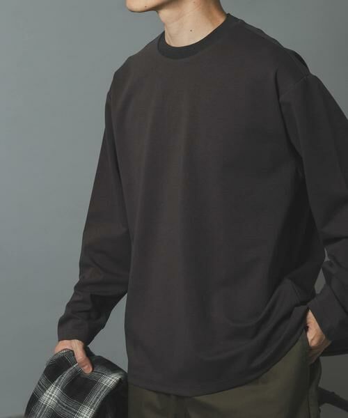 URBAN RESEARCH ITEMS / アーバンリサーチ アイテムズ Tシャツ | ダブルフェイス裏配色 長袖カットソー | 詳細13