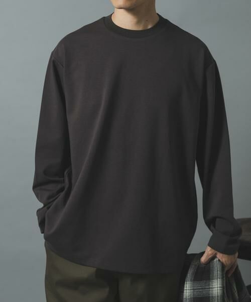URBAN RESEARCH ITEMS / アーバンリサーチ アイテムズ Tシャツ | ダブルフェイス裏配色 長袖カットソー | 詳細14