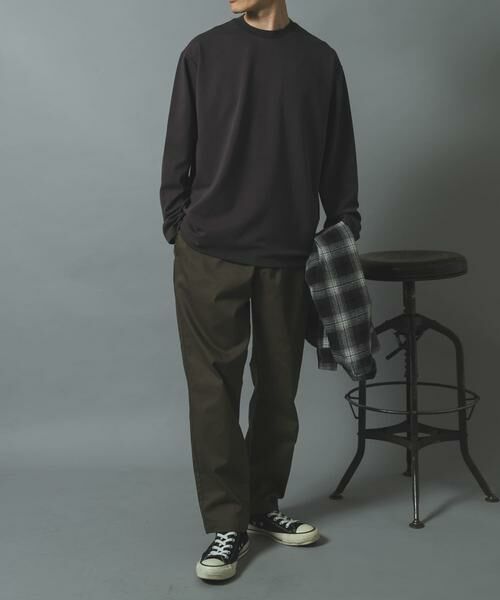 URBAN RESEARCH ITEMS / アーバンリサーチ アイテムズ Tシャツ | ダブルフェイス裏配色 長袖カットソー | 詳細15