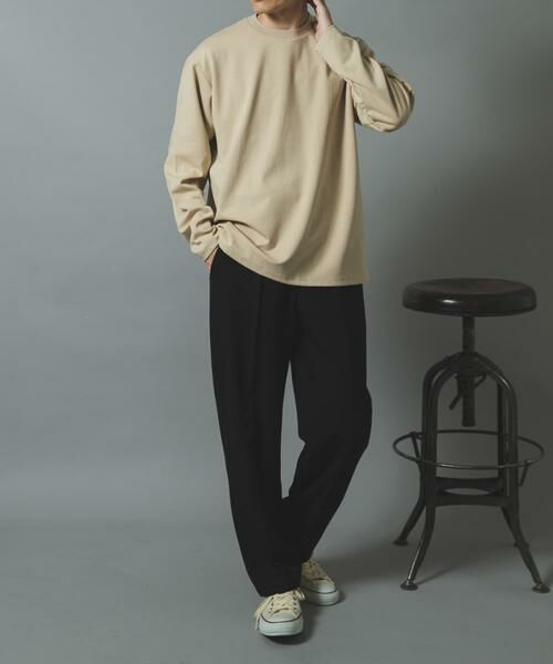 URBAN RESEARCH ITEMS / アーバンリサーチ アイテムズ Tシャツ | ダブルフェイス裏配色 長袖カットソー | 詳細22