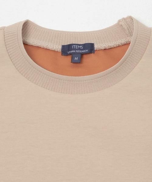 URBAN RESEARCH ITEMS / アーバンリサーチ アイテムズ Tシャツ | ダブルフェイス裏配色 長袖カットソー | 詳細24