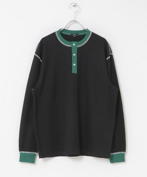 URBAN RESEARCH ITEMS / アーバンリサーチ アイテムズ Tシャツ | 配色ワッフルヘンリーネックカットソー | 詳細19